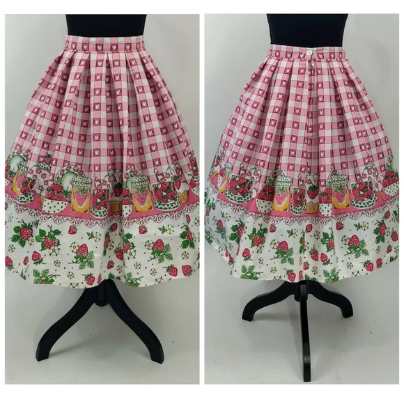 Hell Bunny Dresses & Skirts - NWT Hell Bunny Strawberry Shortcake Skirt